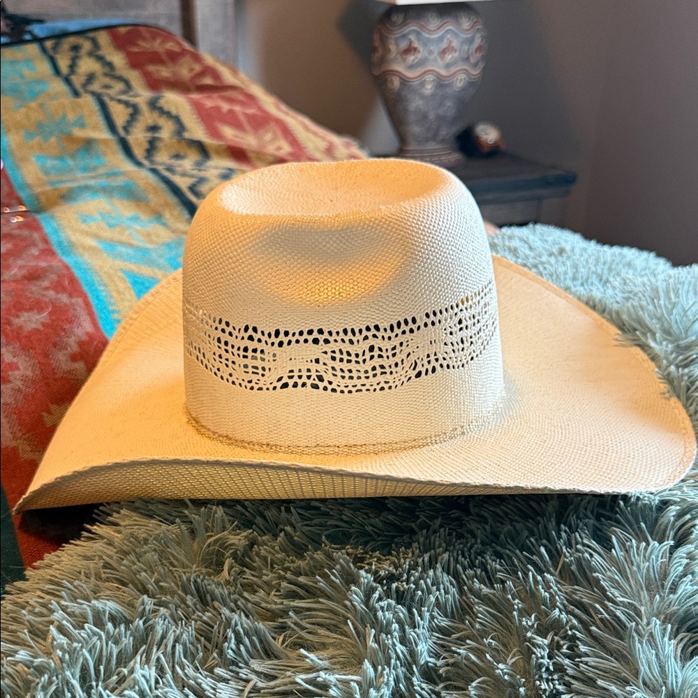 Twister Beige Cowboy Hat with Cutout Design